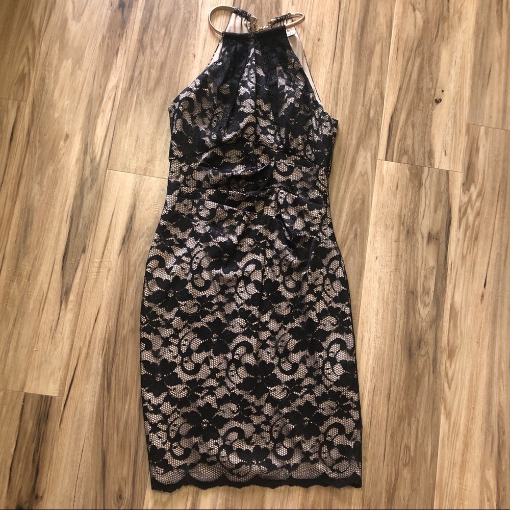 Eliza J Black Lace Dress